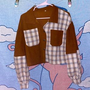 Patchwork Plaid Jacket